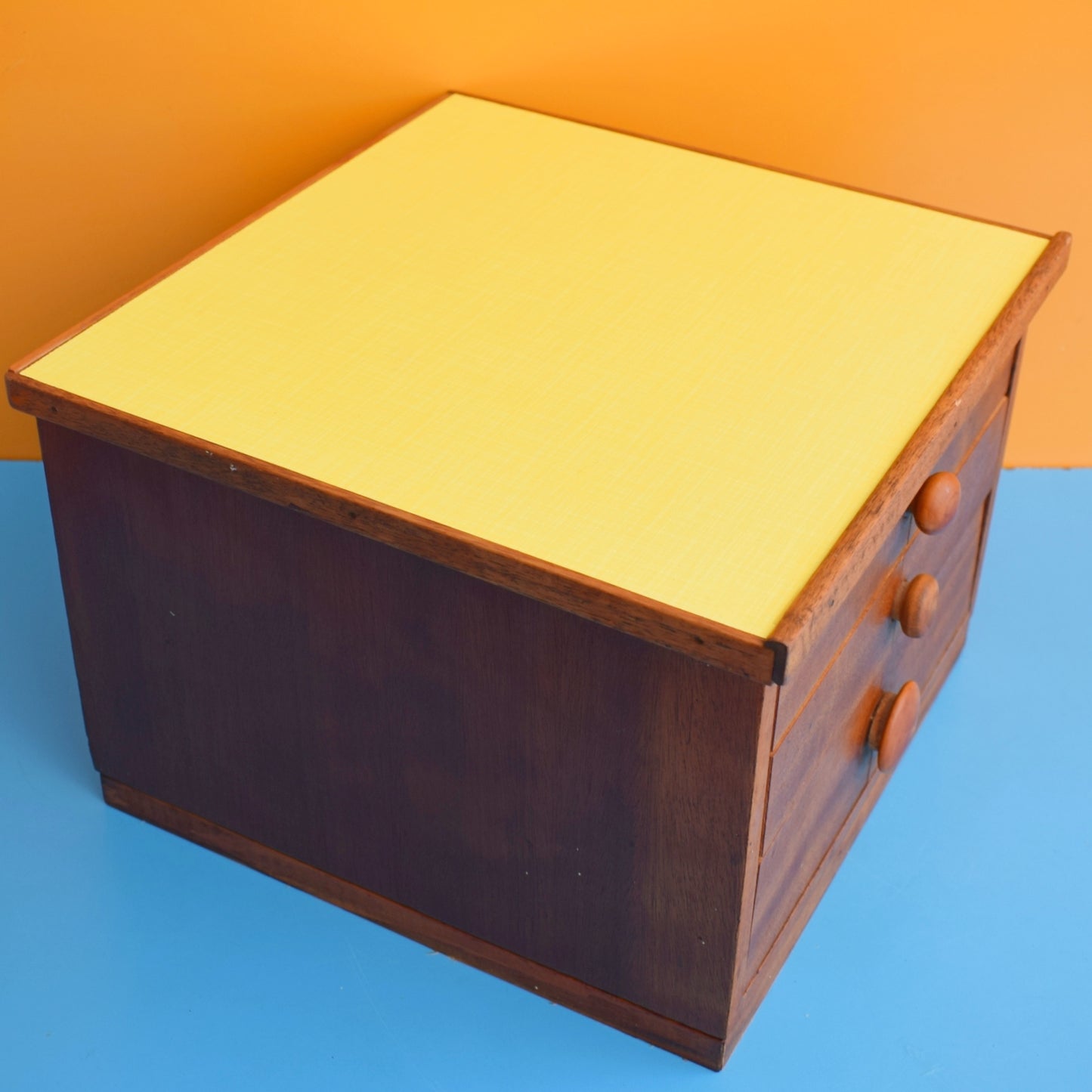 Vintage 1960s Handmade Small Drawers - Formica