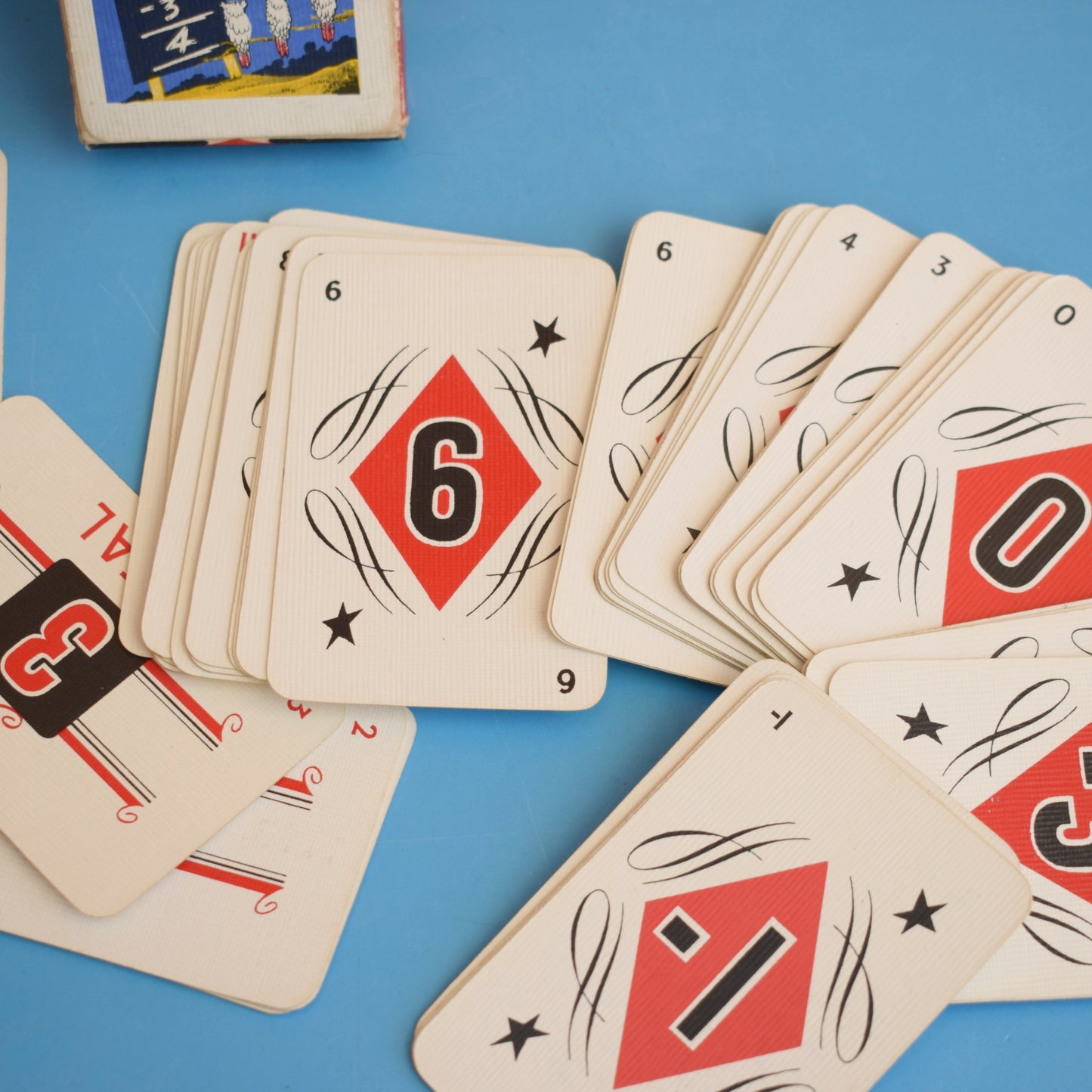 Vintage 1950s Card Game - Add'em