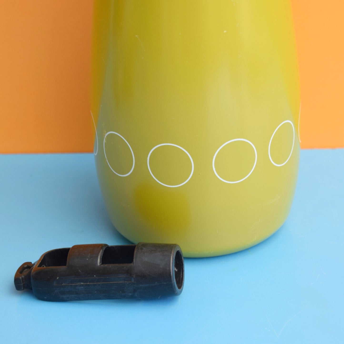 Vintage 1960s Soda Syphon & Key - Lovely Green