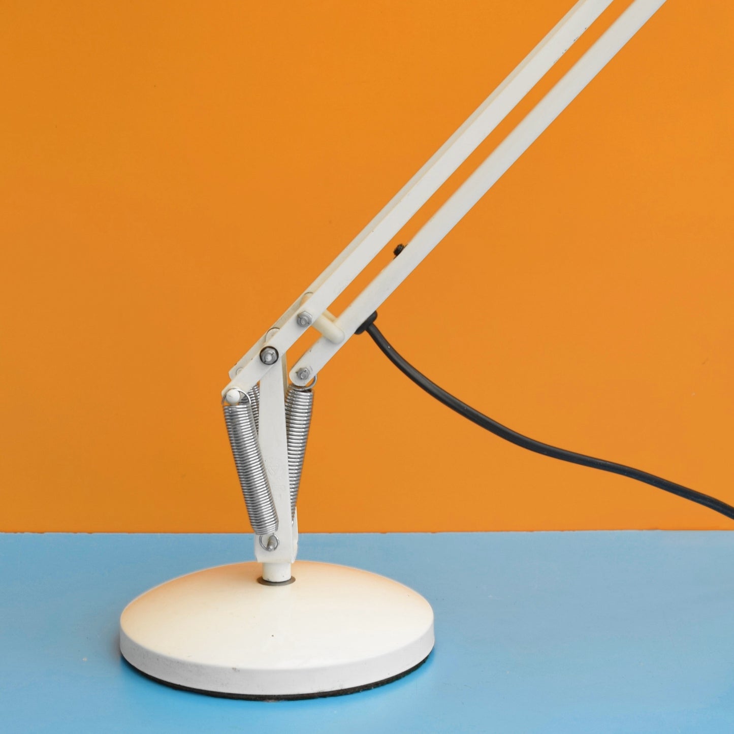 Vintage 1970s Angle Poise Desk Lamp - Herbert Terry - White