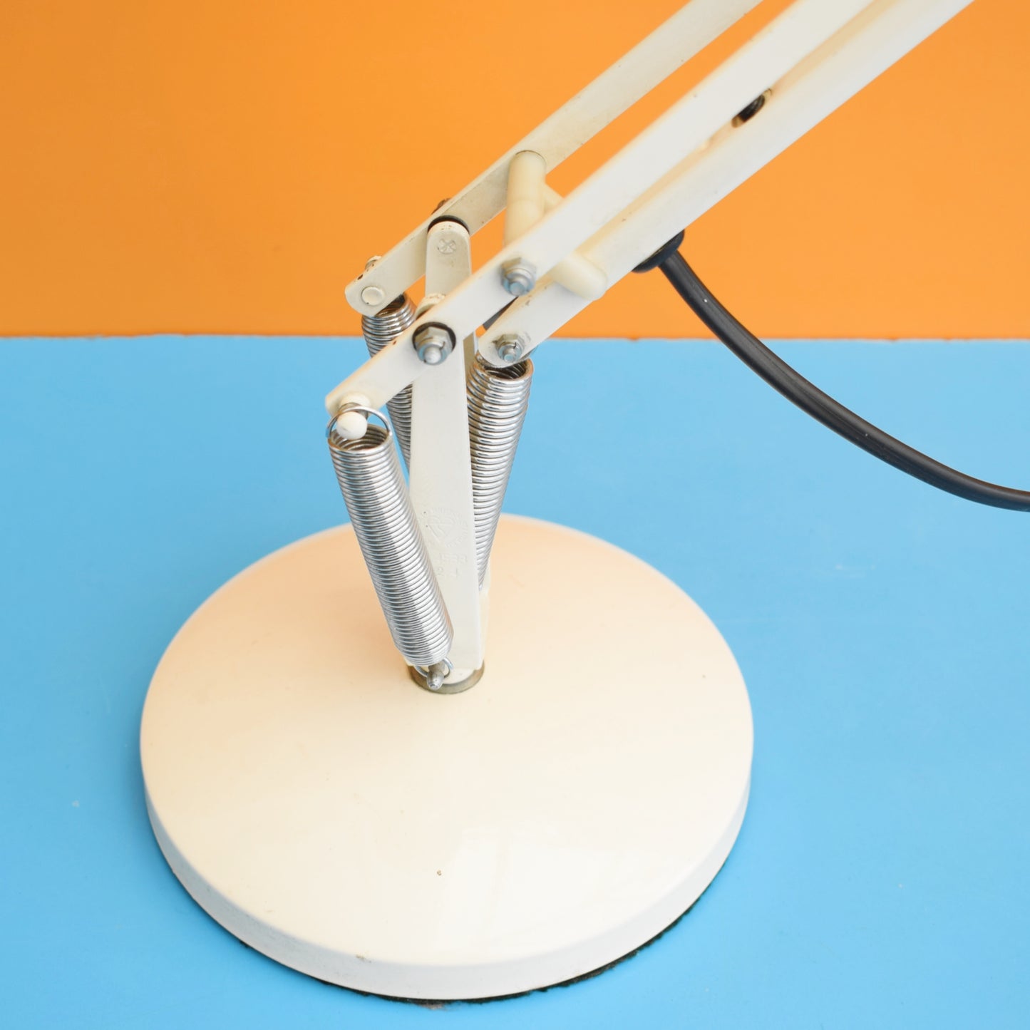Vintage 1970s Angle Poise Desk Lamp - Herbert Terry - White