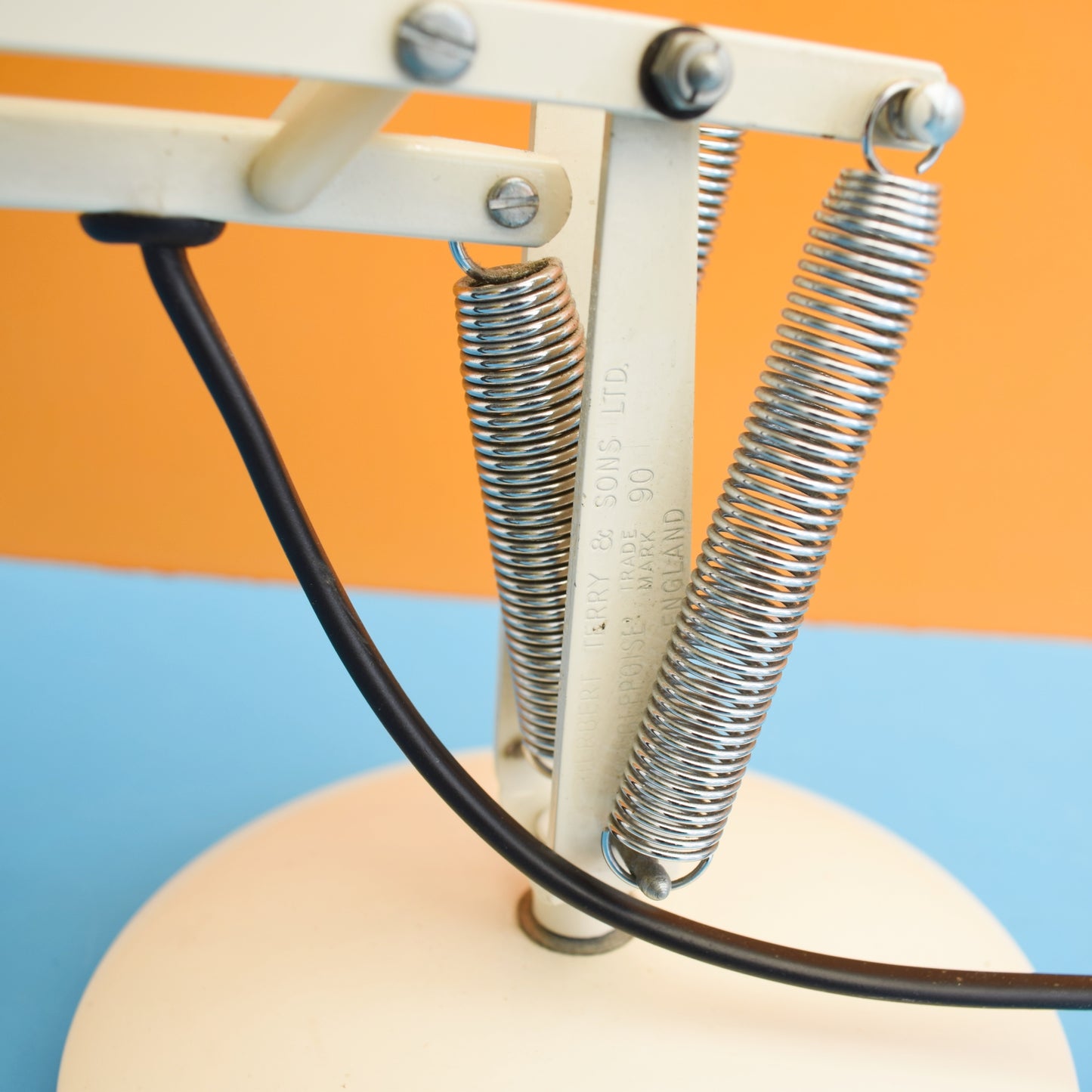 Vintage 1970s Angle Poise Desk Lamp - Herbert Terry - White