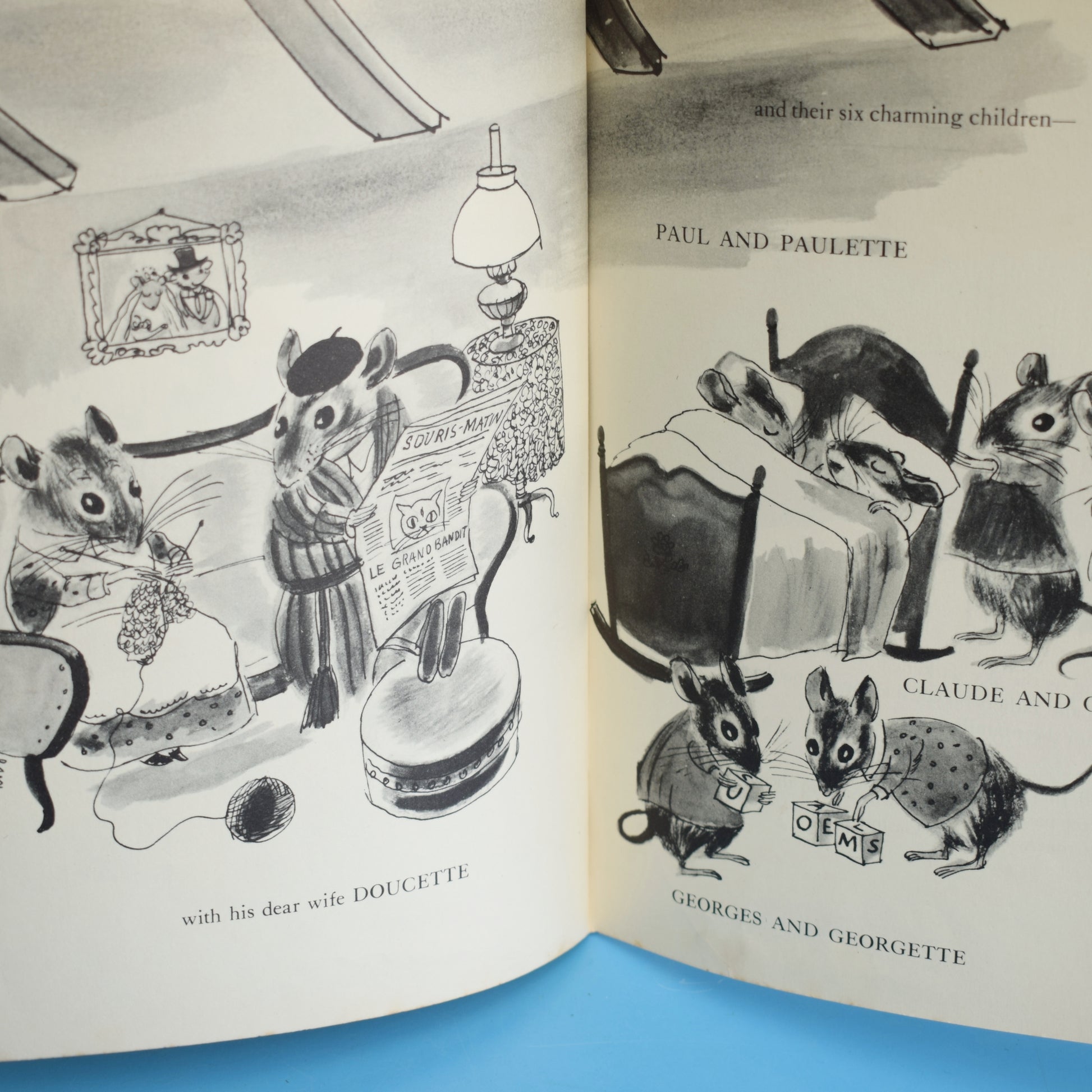 Vintage 1950s Book - Anatole by Eve Titus / Paul Galdone by Pineapple Retro