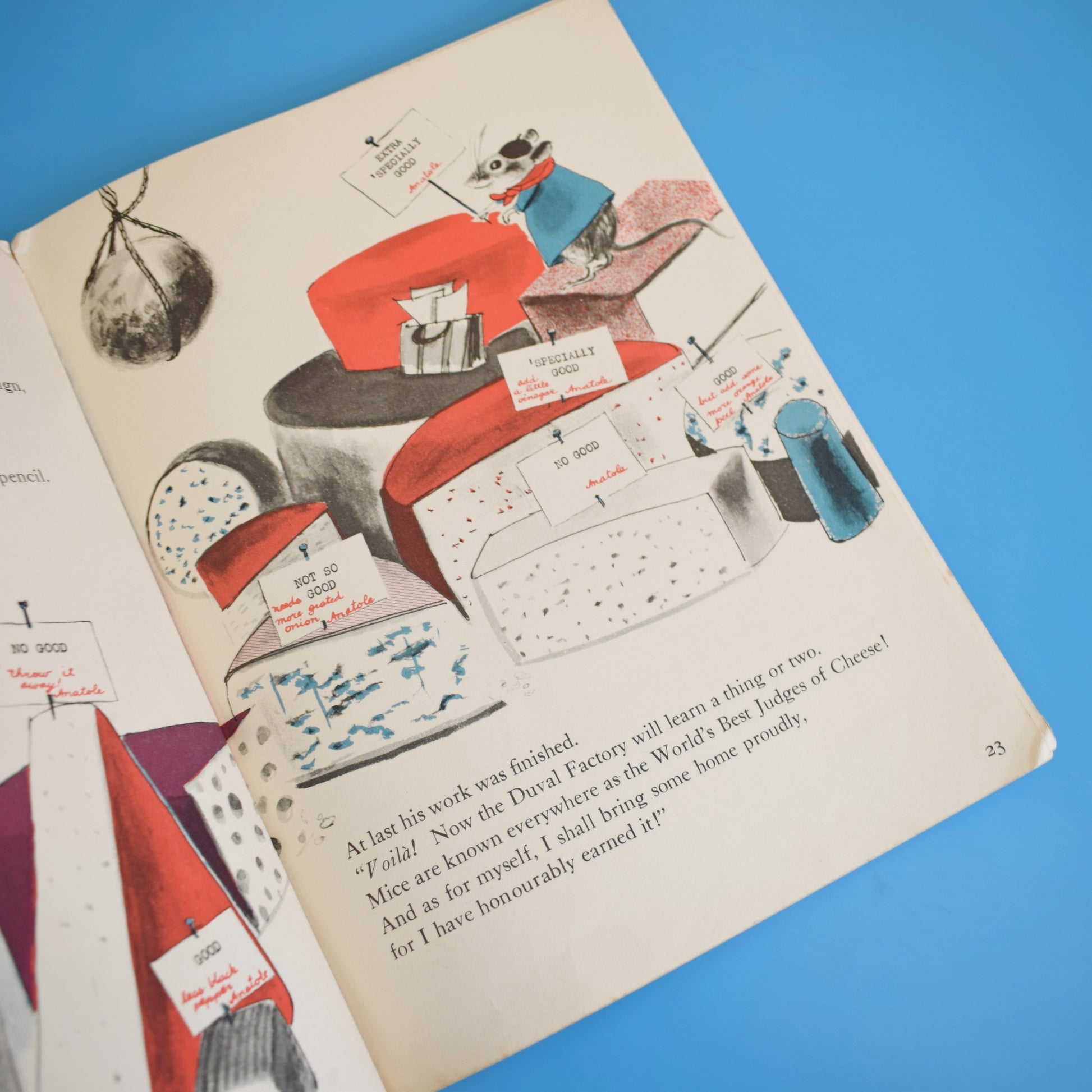 Vintage 1950s Book - Anatole by Eve Titus / Paul Galdone by Pineapple Retro