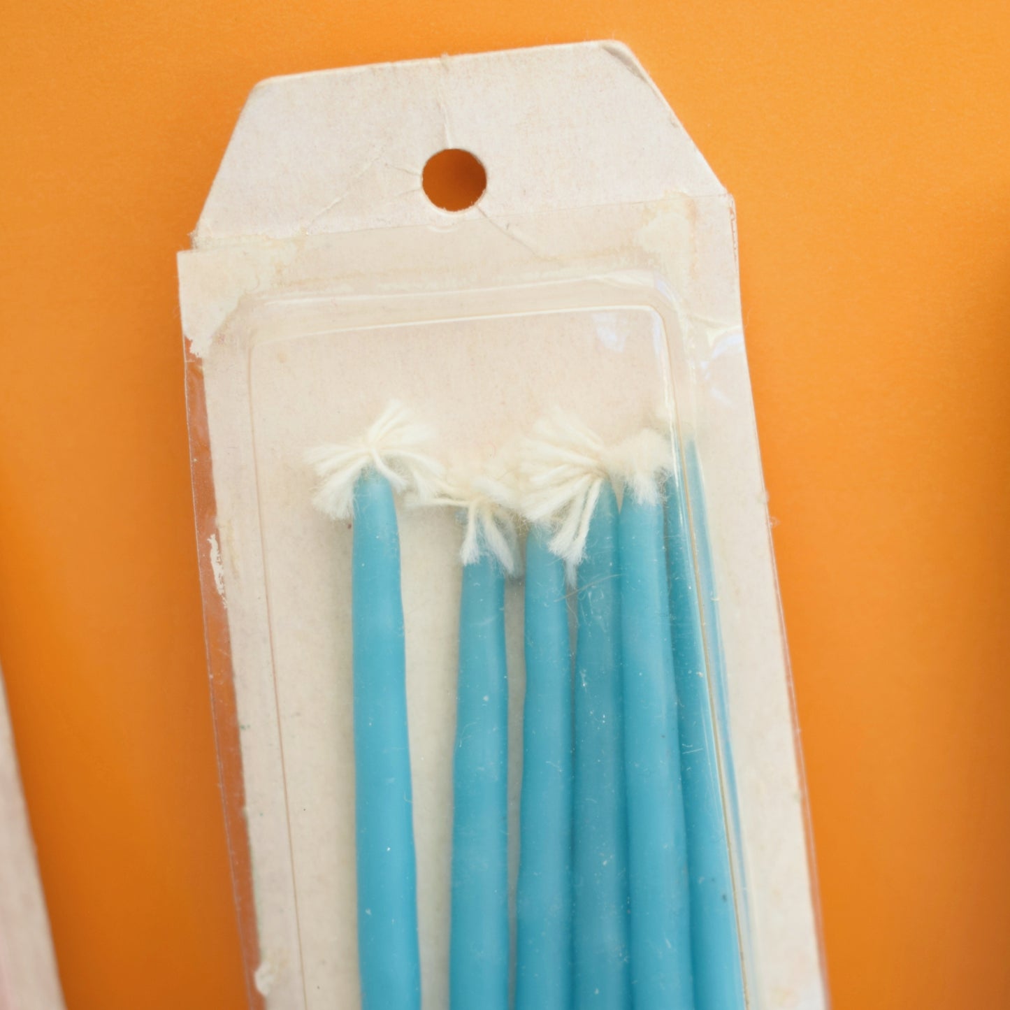 Vintage 1970s Thin Flower Candles / Holder