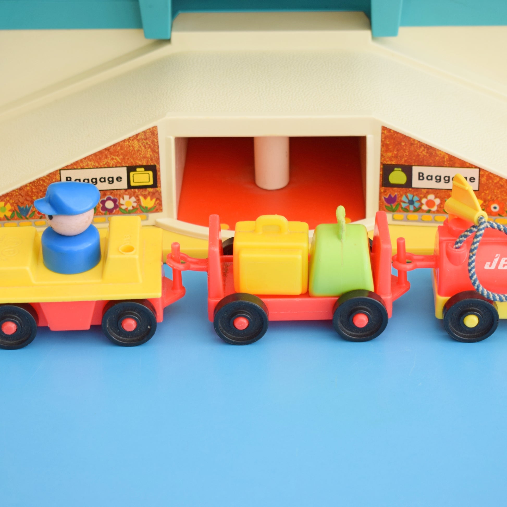 Vintage 1970s Fisher Price Airport & Bits by Pineapple Retro