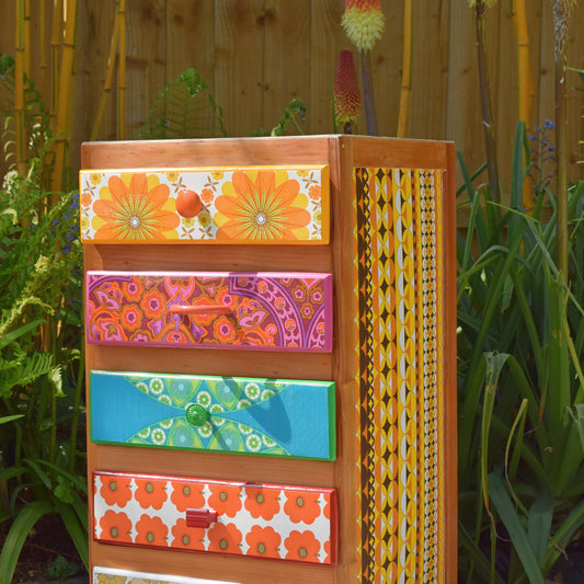 Vintage 1970s Drawer Unit - Vintage Wallpapers & Handles ..