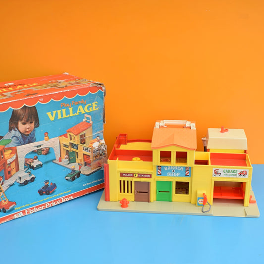 Vintage 1970s Fisher Price Village - Boxed by Pineapple Retro
