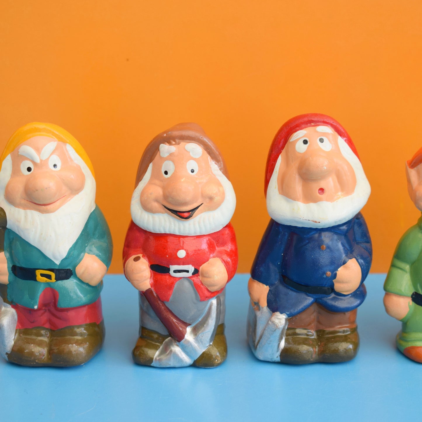 Vintage 1990s Ceramic Gnome - Snow White/ Seven Dwarfs - Boxed by Pineapple Retro