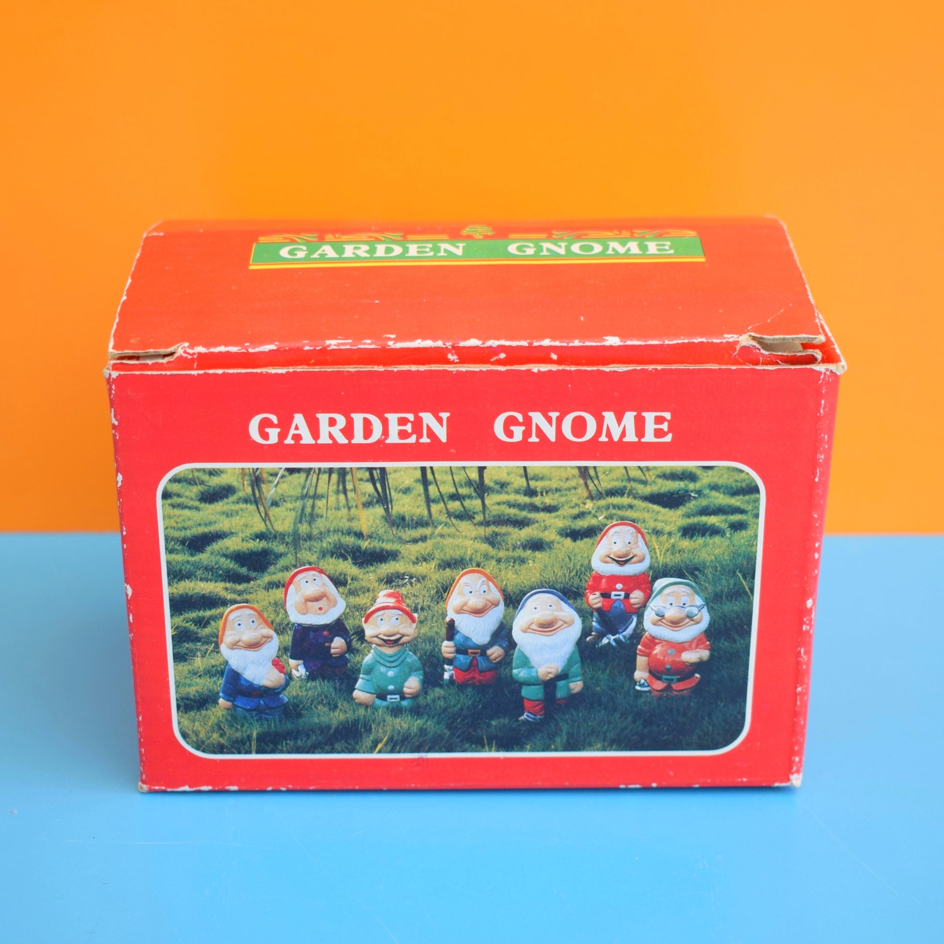 Vintage 1990s Ceramic Gnome - Snow White/ Seven Dwarfs - Boxed by Pineapple Retro