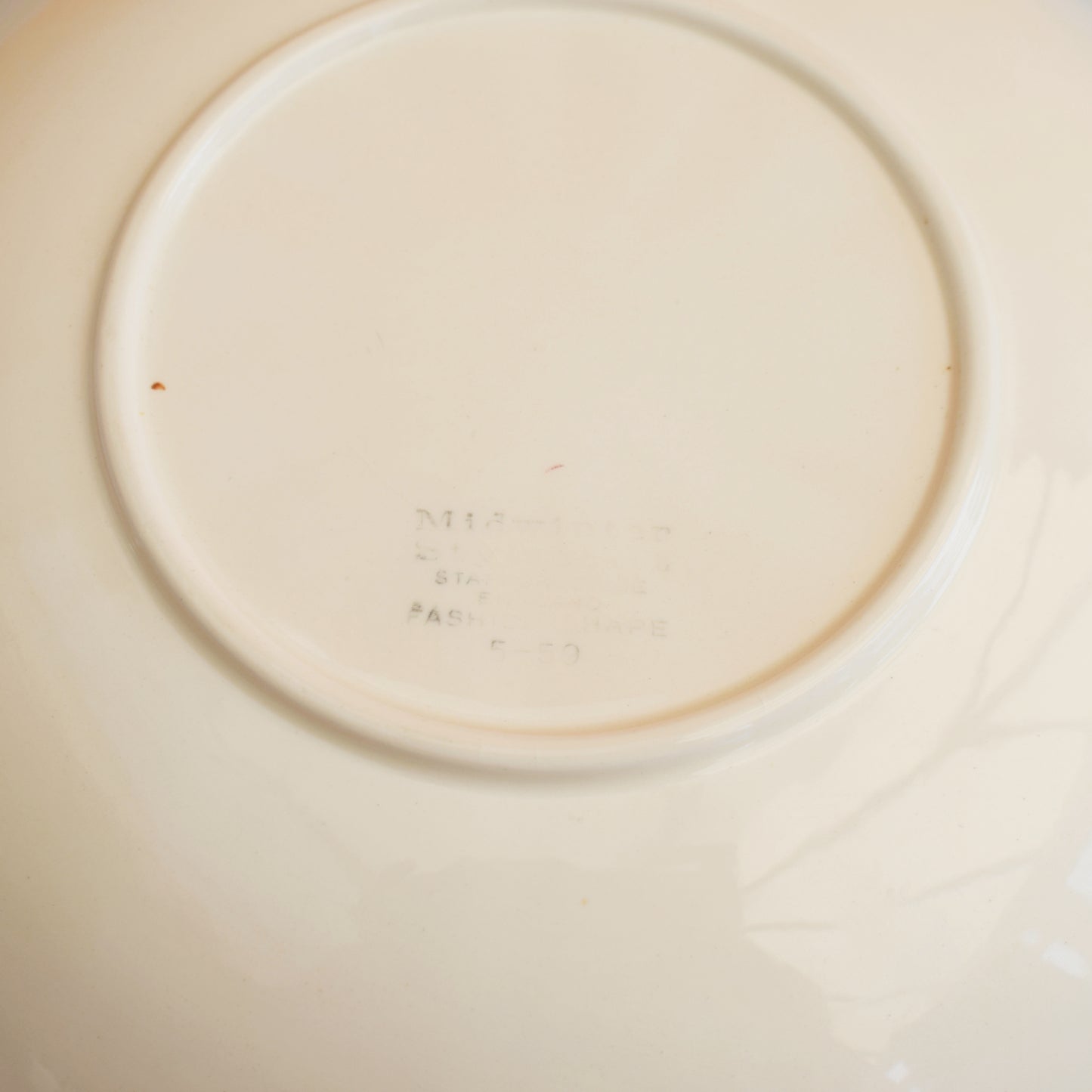 Vintage 1950s Midwinter Umbrella Cake Plate - Yellow by Vintage