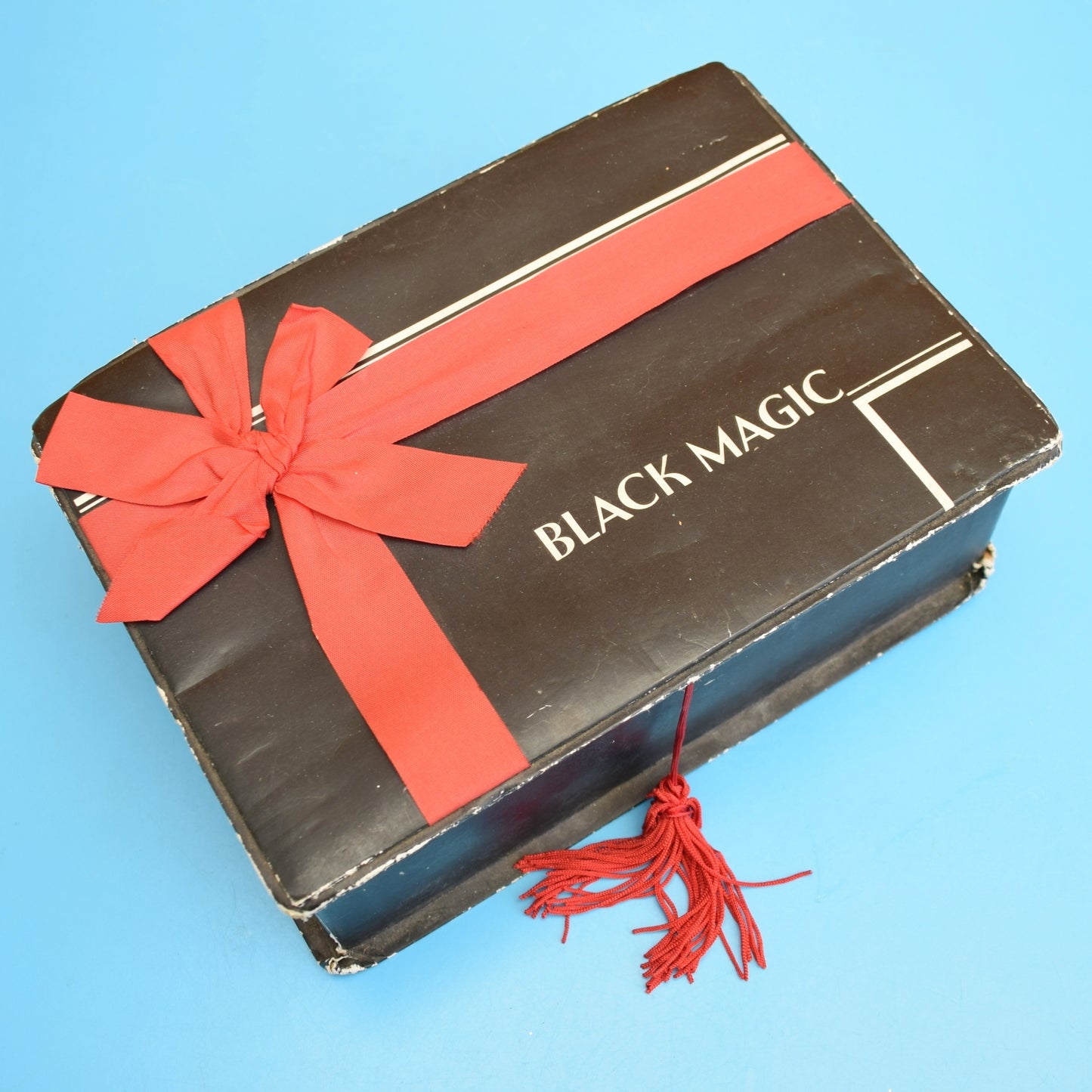 Vintage Mixed Glass Christmas Baubles - Red & Green- Black Magic Box