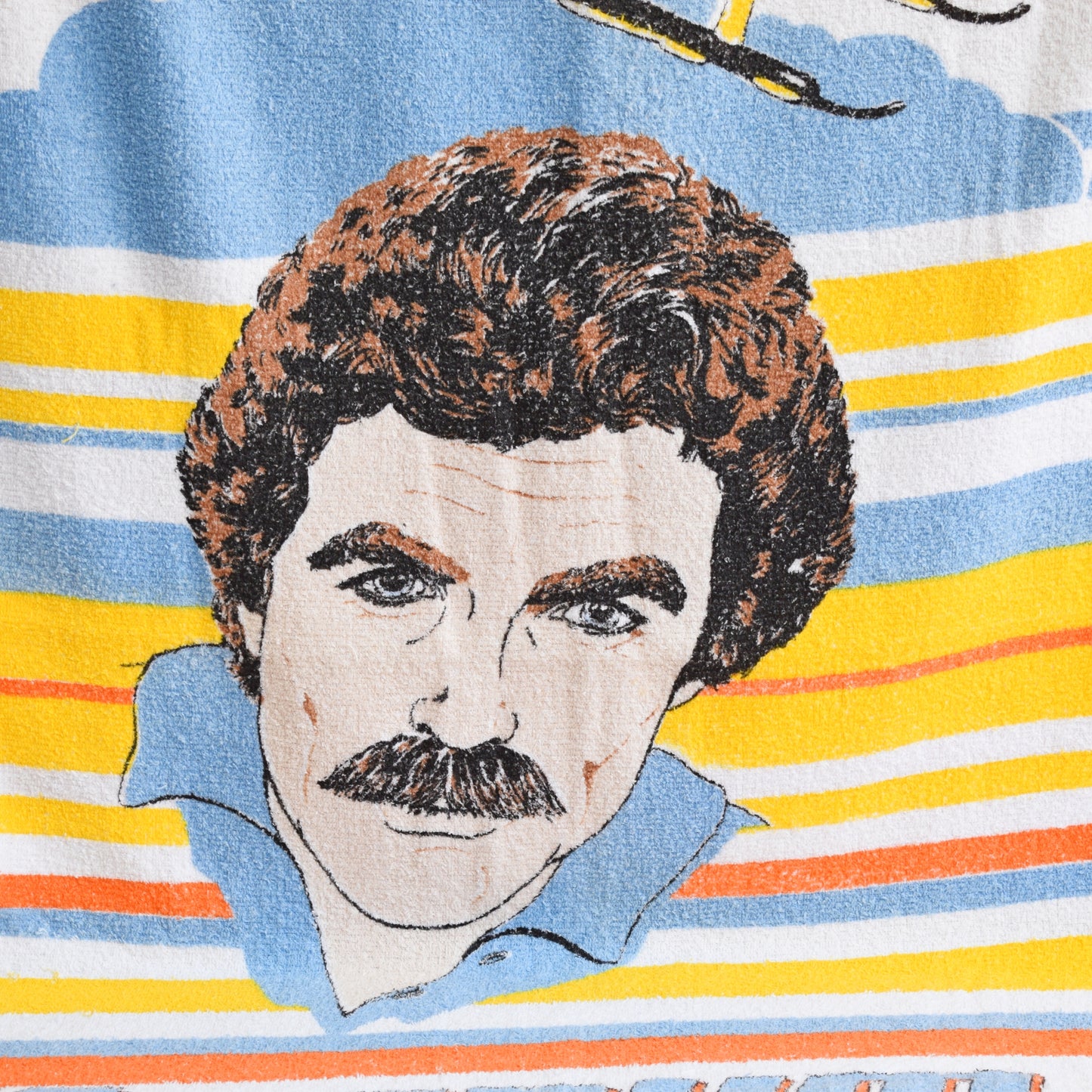 Vintage 1980s Beach Towel - Magnum PI