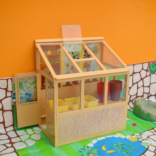 Vintage 1970s Sindy Doll Country Garden Greenhouse Set