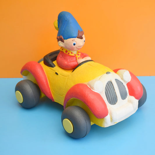 Vintage 1960s Noddy Bendy Rubber Car Toy