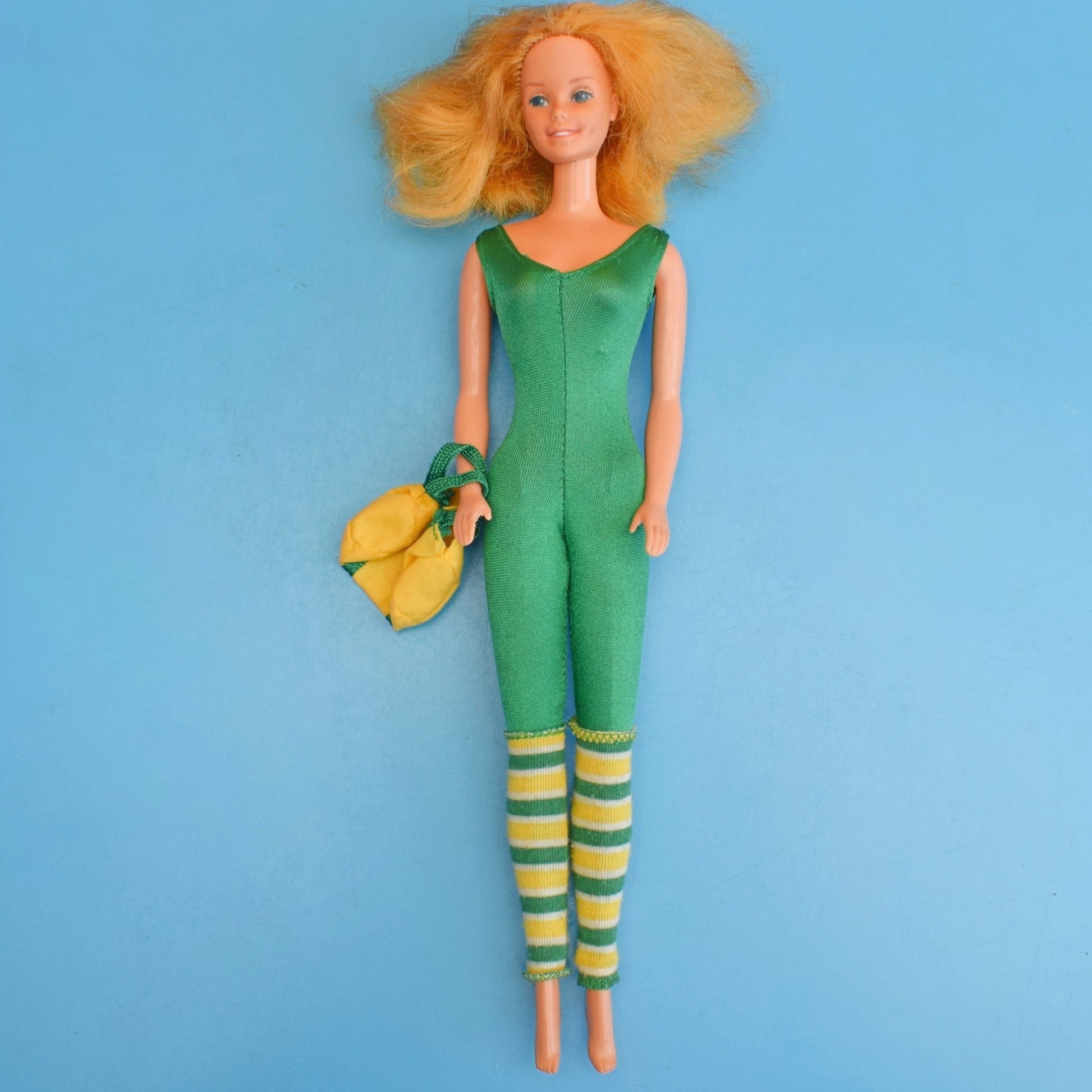 Vintage 1980s Barbie Doll - Great Shape - Green & Yellow Pineapple Retro Vintage 1980s Barbie Doll - Great Shape - Green & Yellow Pineapple Retro