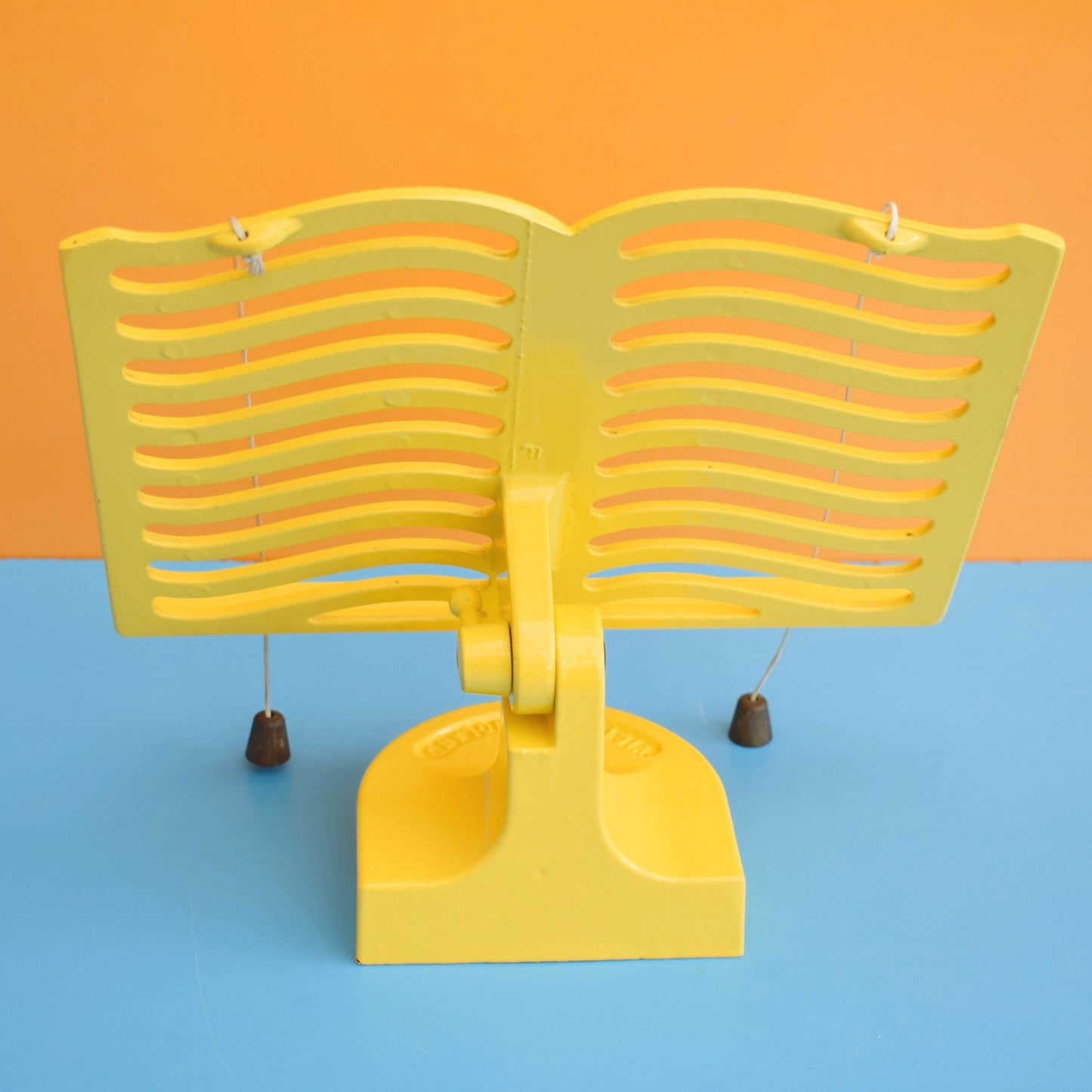 Vintage 1990s Recipe Book Stand - Victor - Yellow