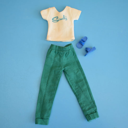 Vintage 1980s Sindy Mix & Match Trousers/ Logo T Shirt