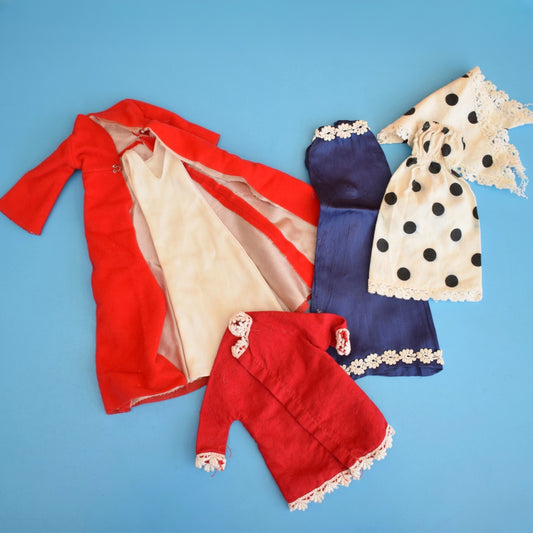 Vintage 1970s/ 80s Sindy Mixed Lot - Eve Dreesses