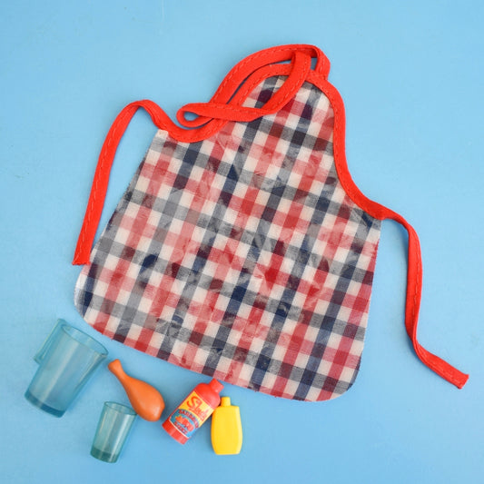 Vintage 1970s Sindy Doll Apron / BBQ Bits