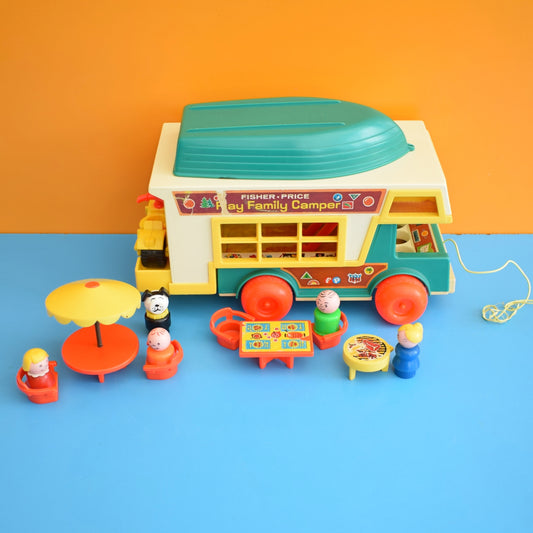 Vintage 1980s Fisher Price - Play Family Camper ...