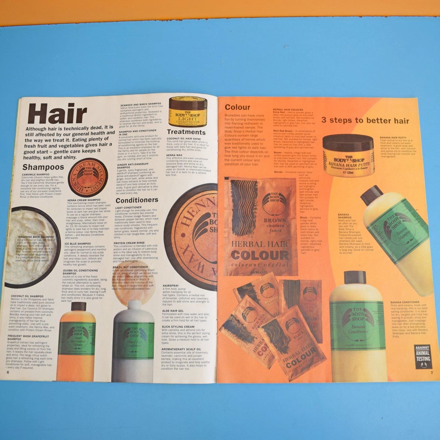 Vintage 1990s The Body Shop Catalogue