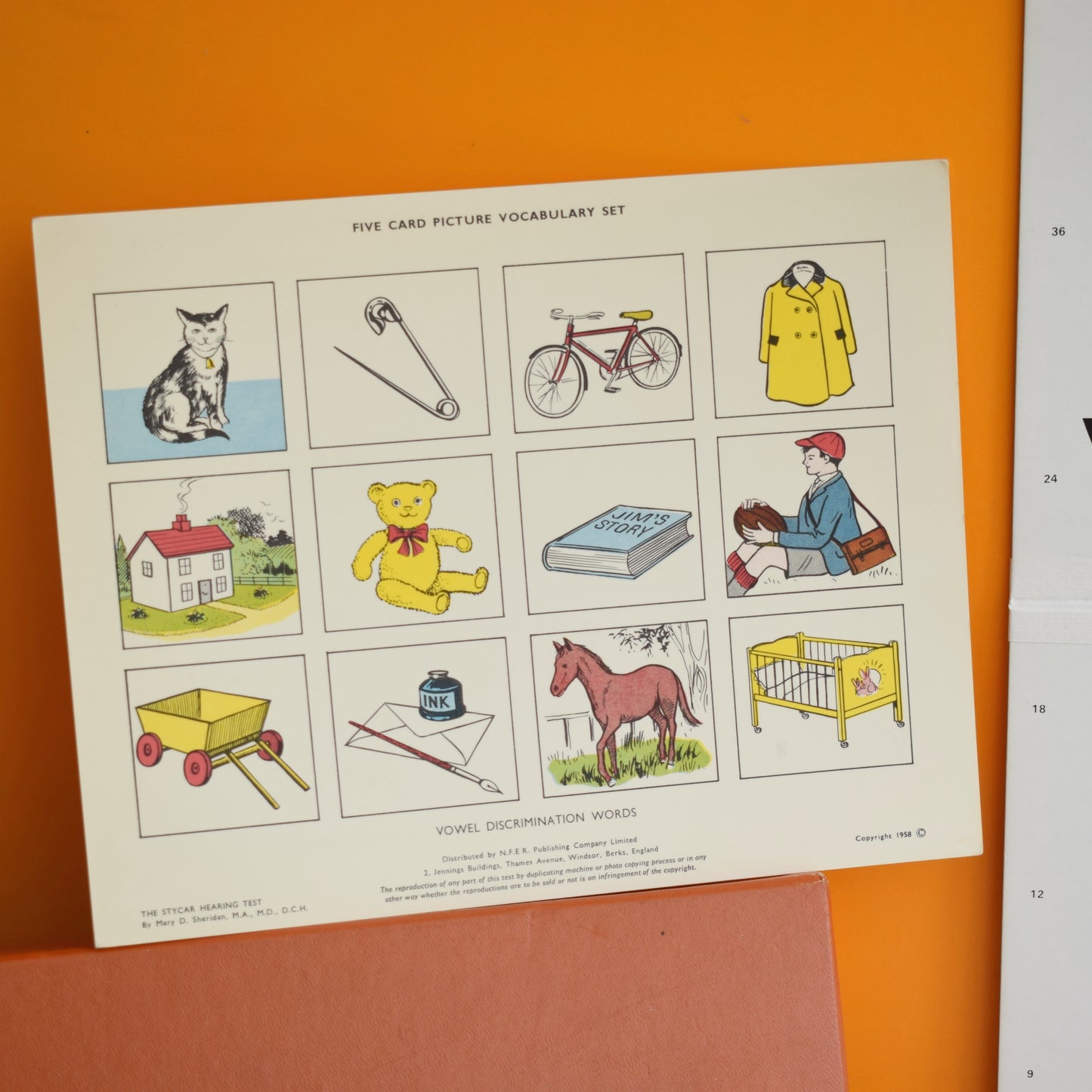 Vintage 1960s The Stycar Hearing & Vision Test Kit