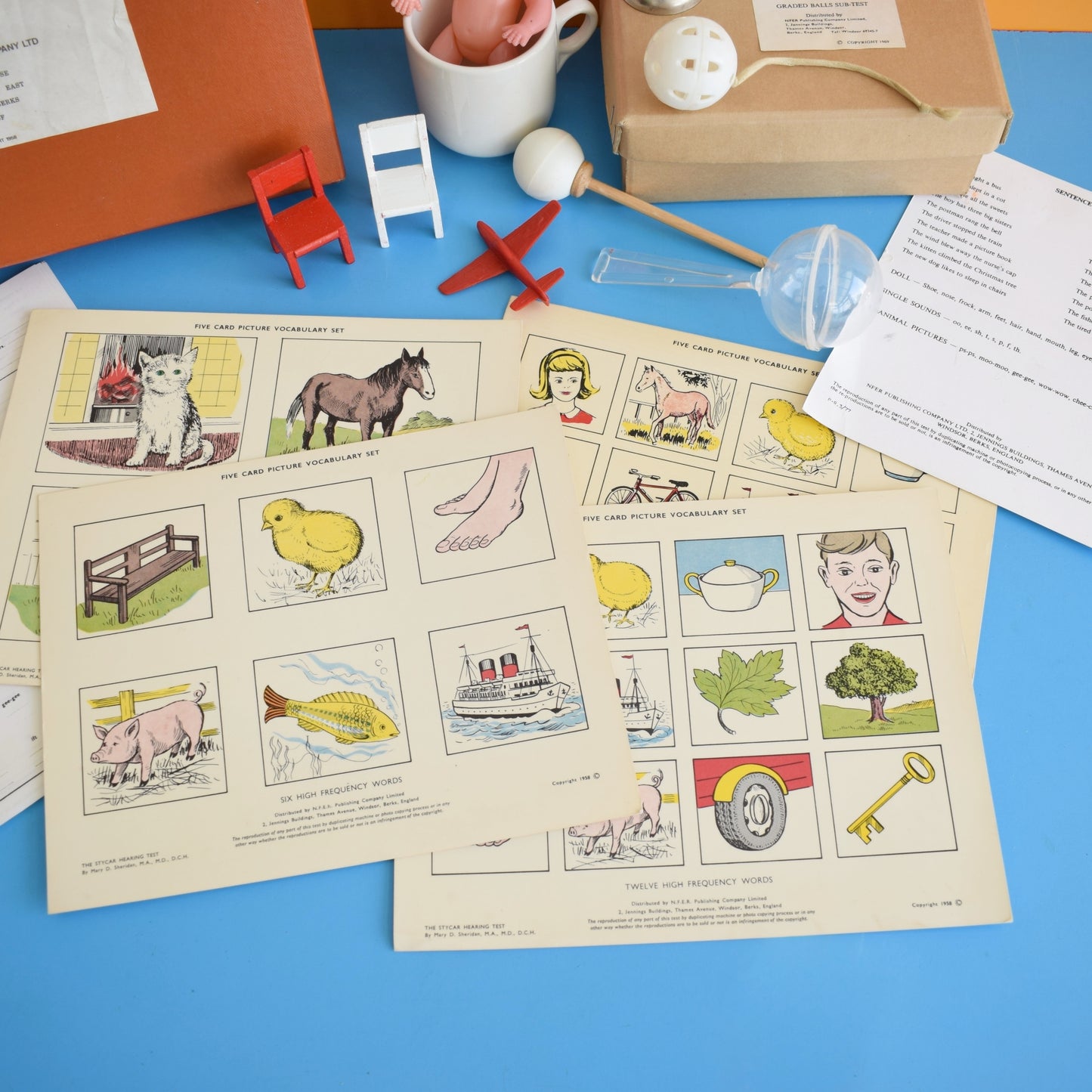 Vintage 1960s The Stycar Hearing & Vision Test Kit