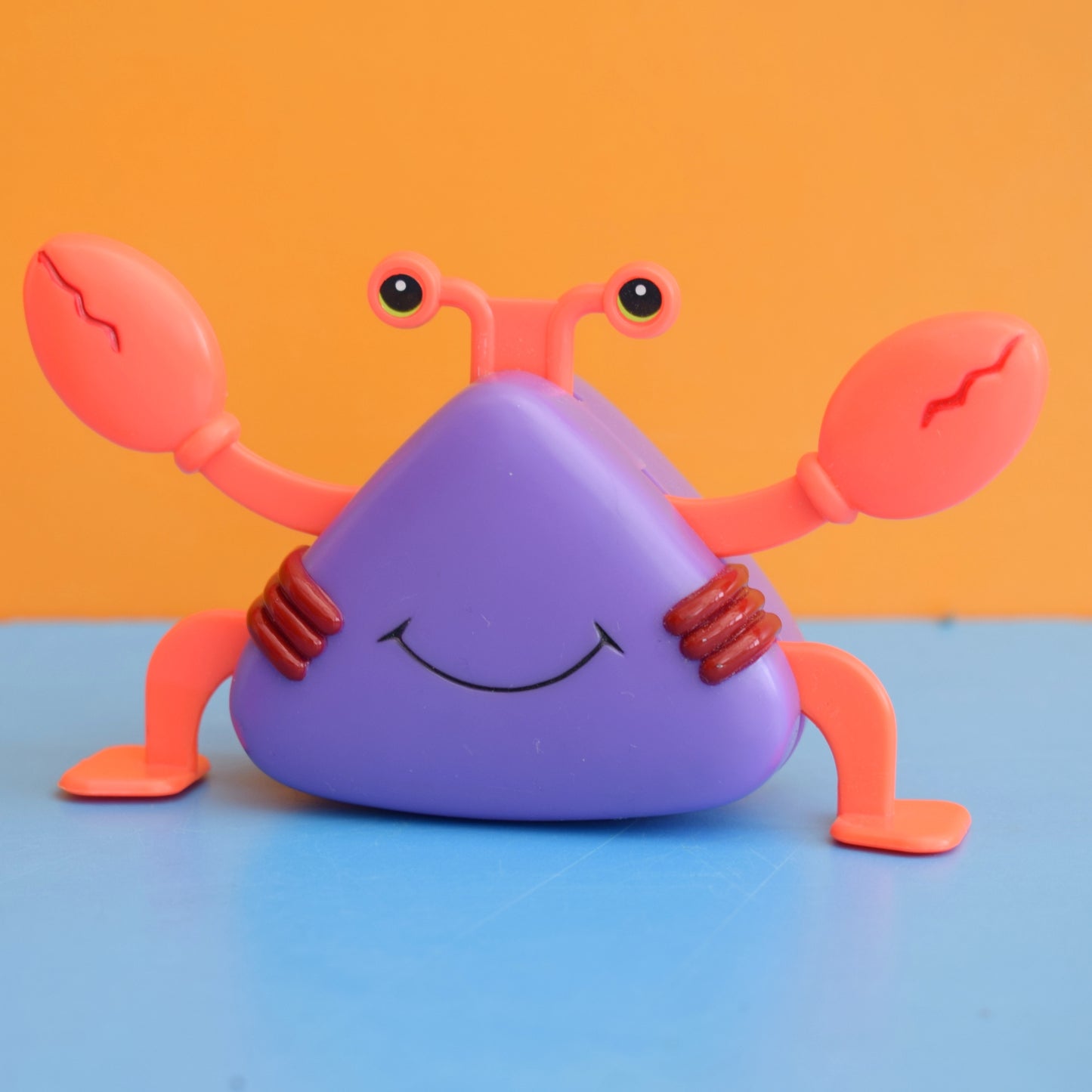 Vintage 1990s T.T Wind Up Crab Toy
