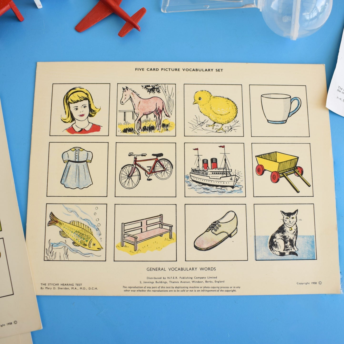 Vintage 1960s The Stycar Hearing & Vision Test Kit