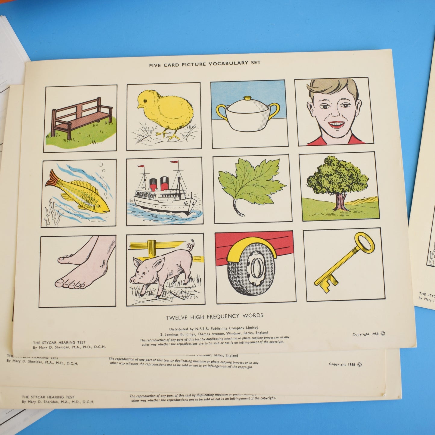 Vintage 1960s The Stycar Hearing & Vision Test Kit