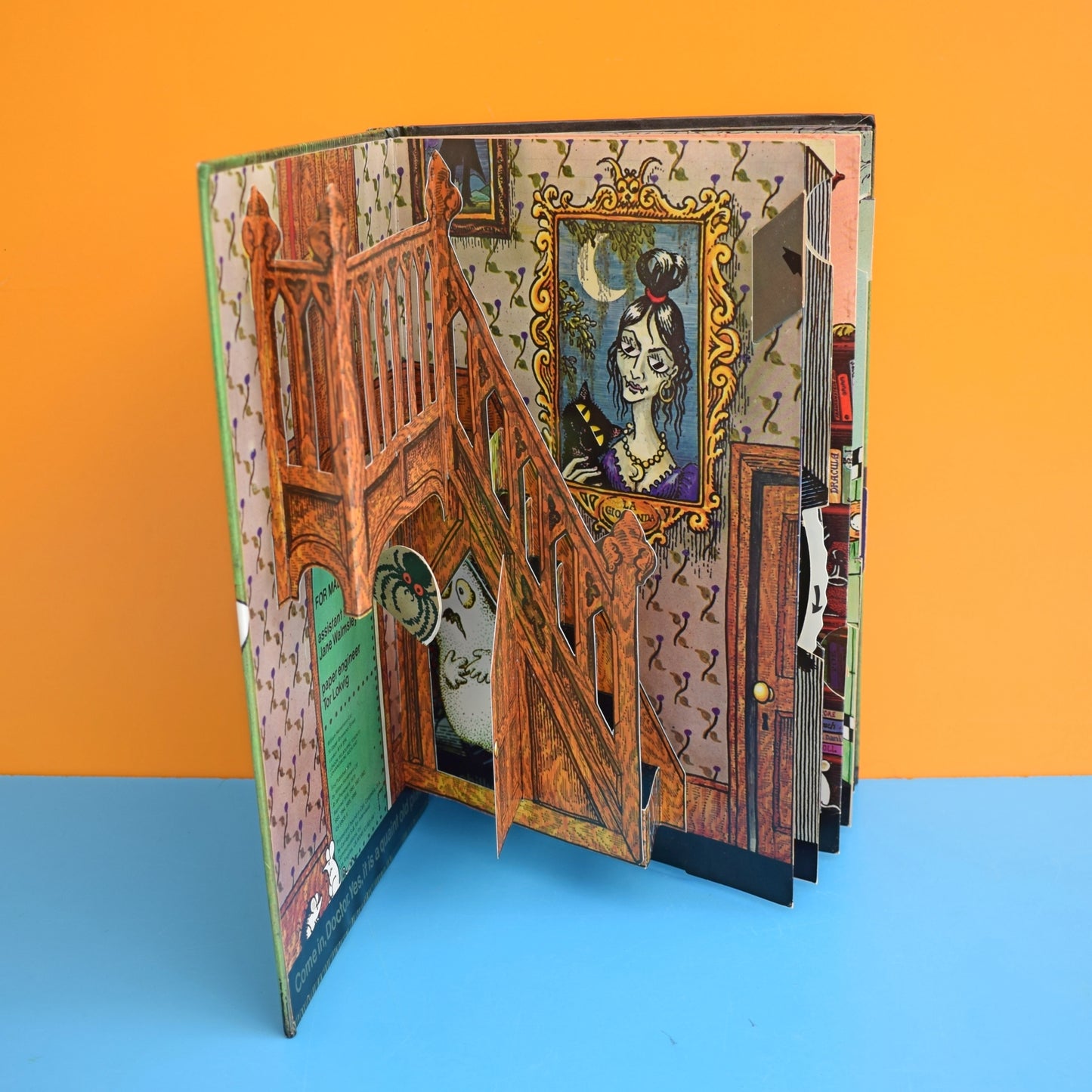 Vintage 1990s Pop Up Book - Haunted House