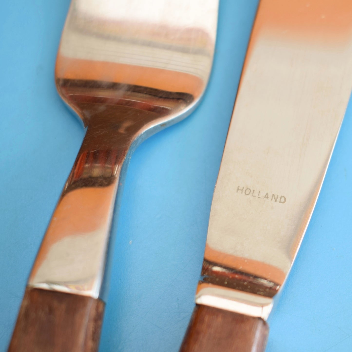 Vintage 1960s Teak Glosswood Cutlery Canteen - Holland  - Unique