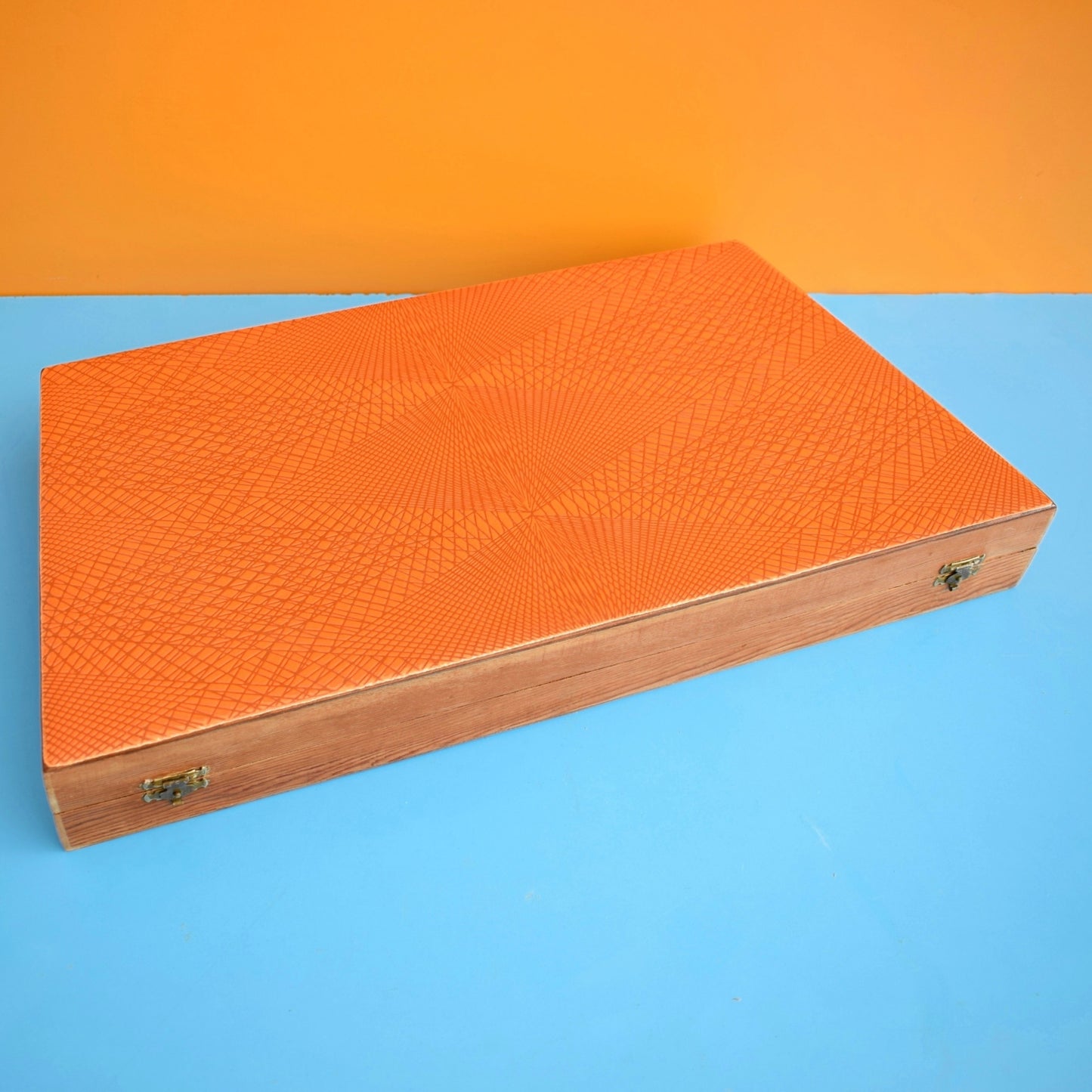 Vintage 1960s Teak Glosswood Cutlery Canteen - Holland  - Unique