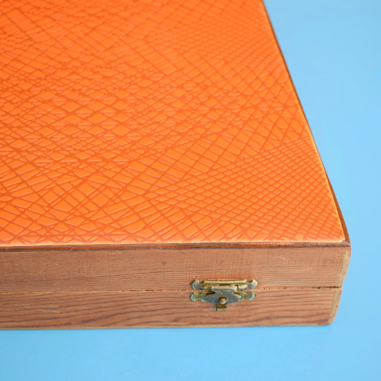 Vintage 1960s Teak Glosswood Cutlery Canteen - Holland  - Unique