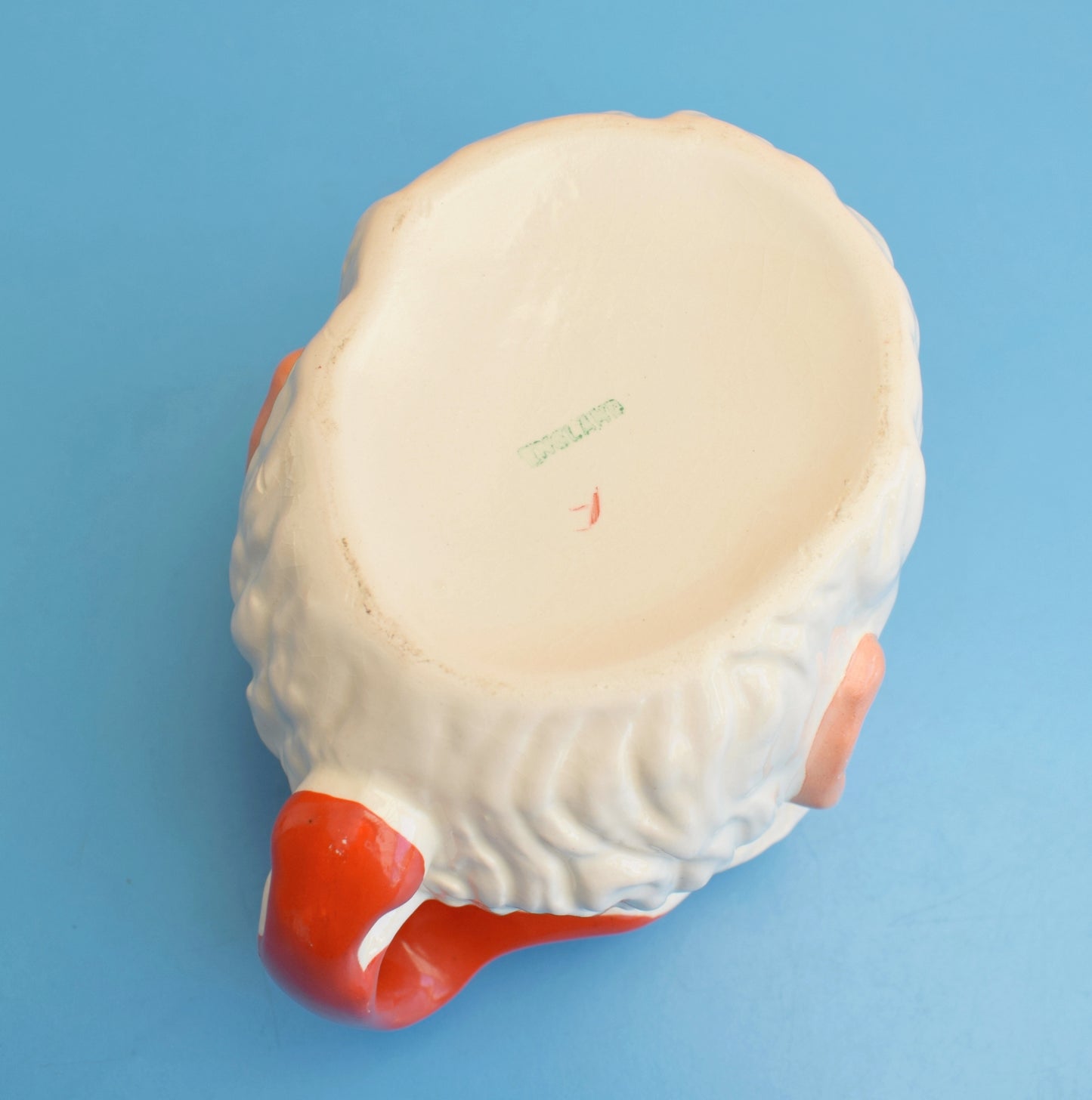 Vintage 1960s Ceramic Santa Head Jug- Birds Custard by Pineapple Retro