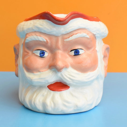 Vintage 1960s Ceramic Santa Head Jug- Birds Custard by Pineapple Retro