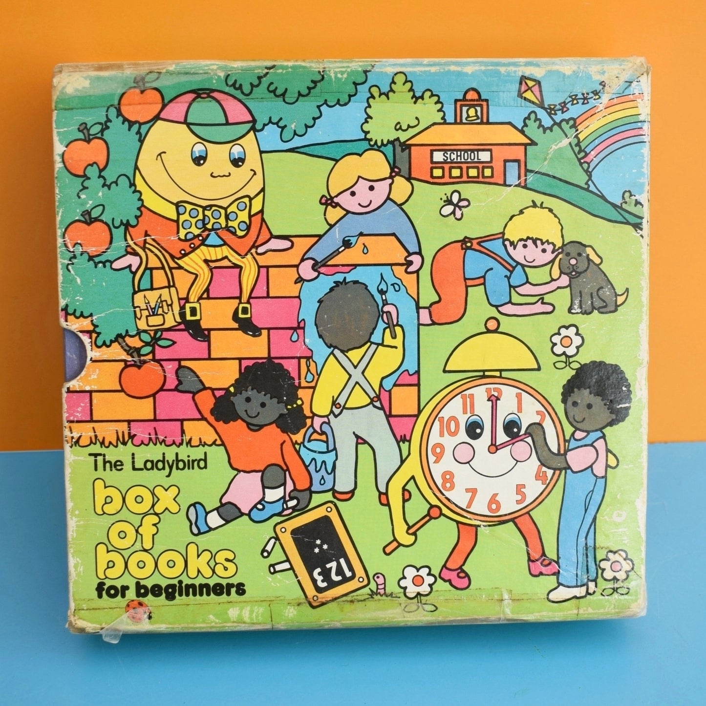 Vintage 1980s Ladybird Books -  Box Of Books For Beginners - Lynn Grundy