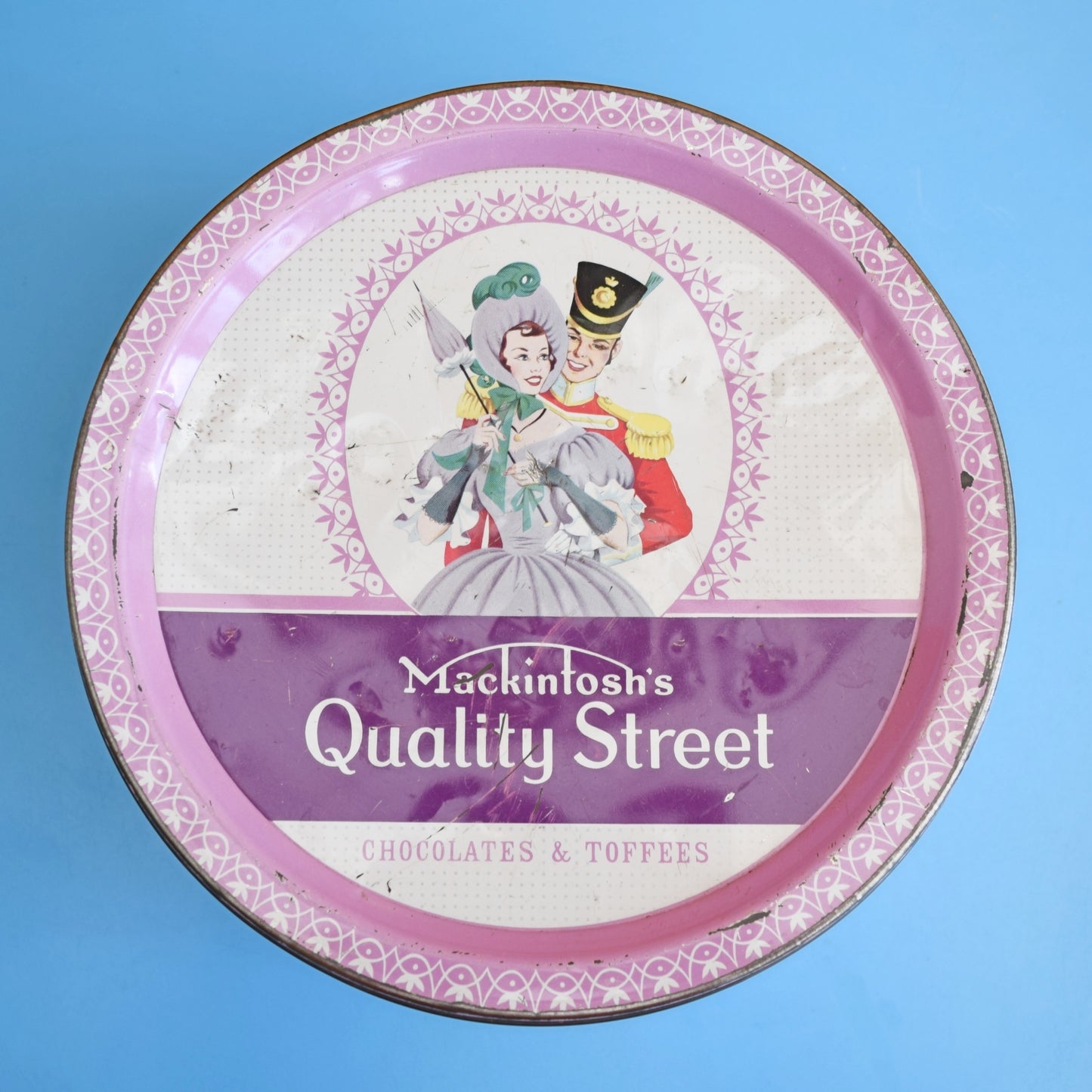 Vintage 1960s Quality Street Chocolate Sweet Tins