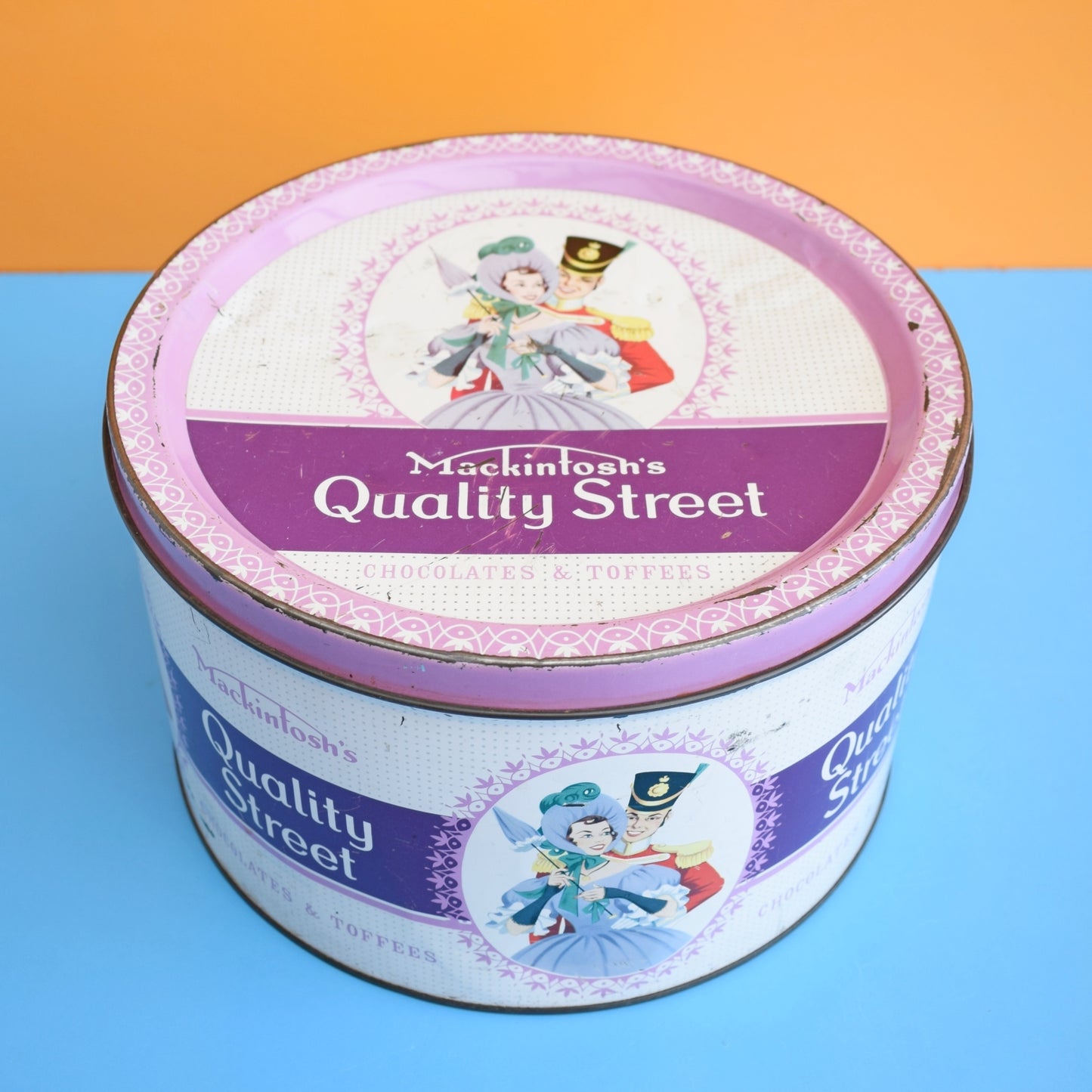 Vintage 1960s Quality Street Chocolate Sweet Tins
