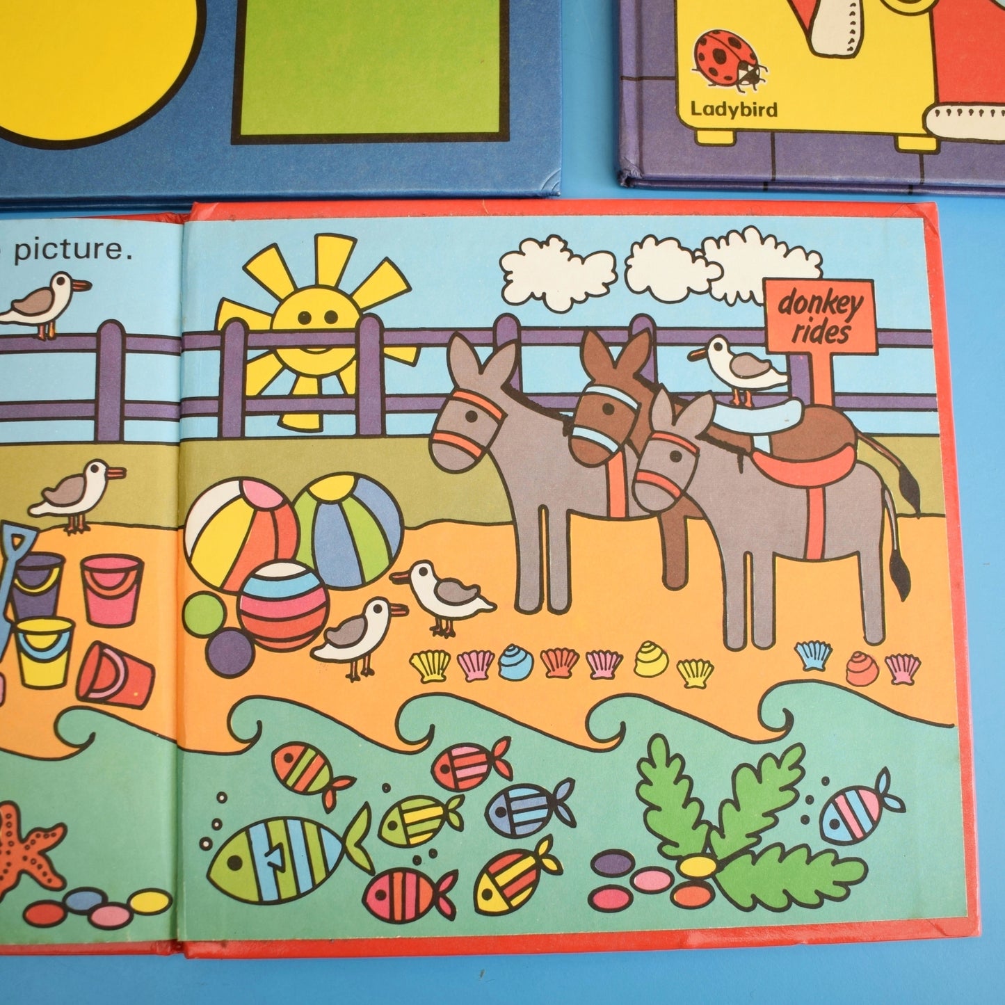 Vintage 1980s Ladybird Books -  Box Of Books For Beginners - Lynn Grundy