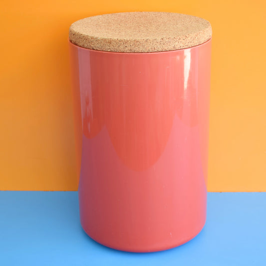 Vintage 1970s Crayonne Plastic Corky Stool - Rusty Orange