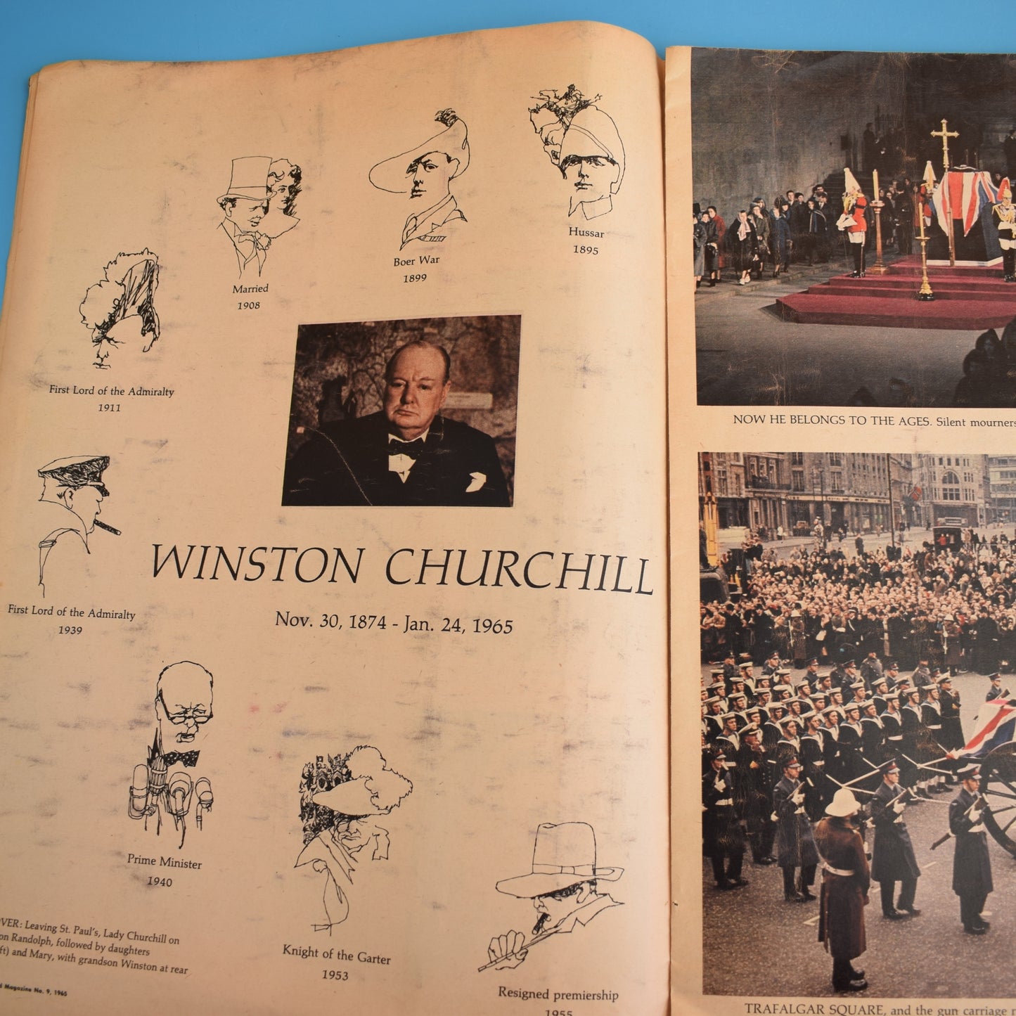 Vintage 1960s Magazine - Canadian Telegraph- Churchill