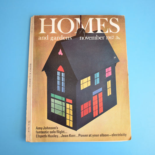 Vintage 1960s Homes And Gardens Magazine - 1967 by Pineapple Retro