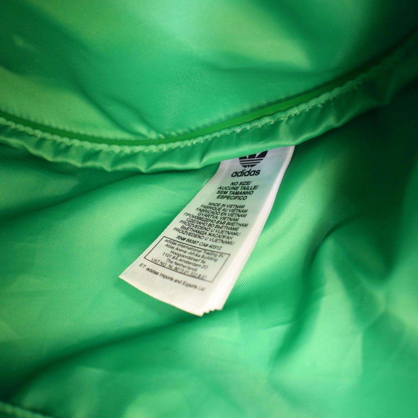 Vintage 2000s Rare Vinyl Sports Duffle Bag - Adidas - Stan Smith