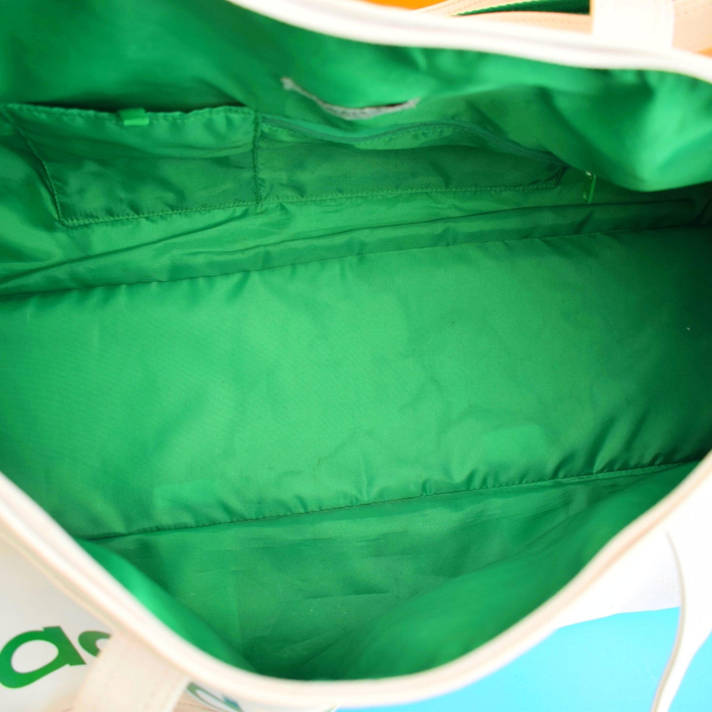 Vintage 2000s Rare Vinyl Sports Duffle Bag - Adidas - Stan Smith