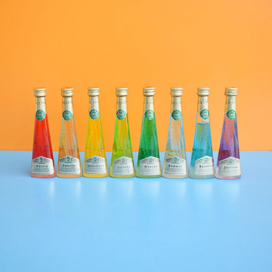 Vintage 1960s Bottle Miniatures - Rainbow Display