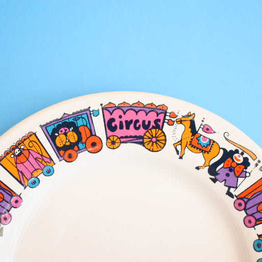 Vintage 1960s Staff Pottery - Circus - Elayne Fallon