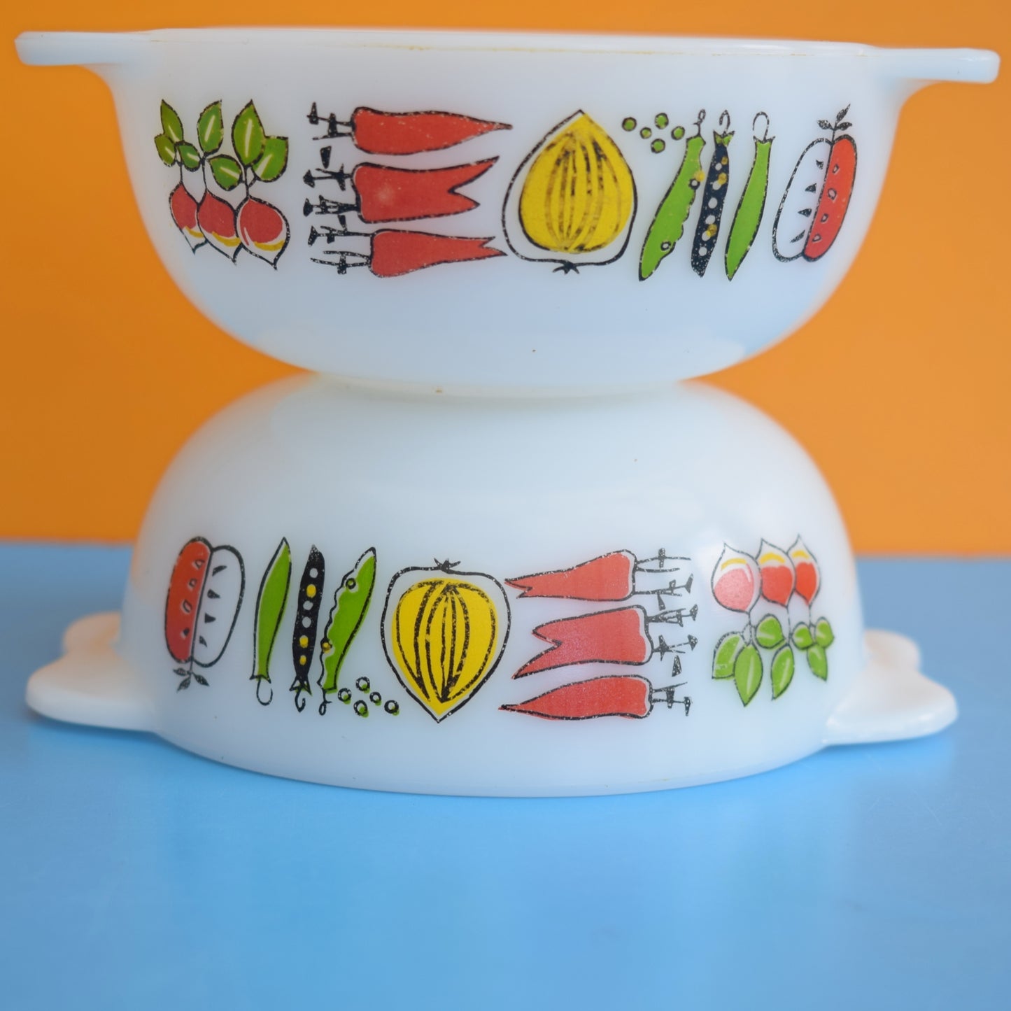 Vintage 1960s Pyrex Mini Dish - Harvest Pattern