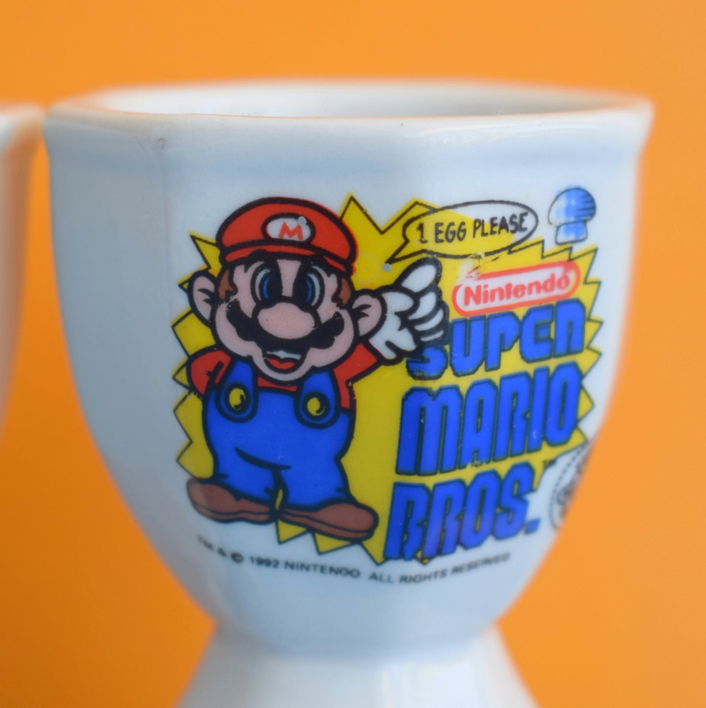 Vintage 1990s Egg Cups - Ninja Turtles, Mario, Spiderman Etc by Vintage